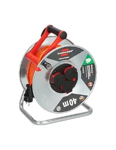 Kabeltrommel 40m (IP44, Kabel für außen)