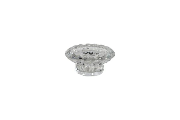 Kerzenhalter einfach, Glas, ca. 9 cm ø – Bild 2