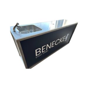 Exklusivtheke mit Becken Branding Benecke Event